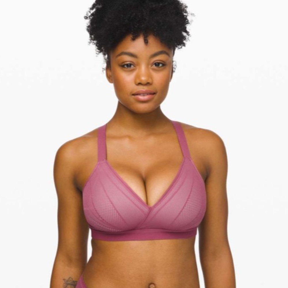 Lululemon Awake to Lace Bra Blush Women’s Medium